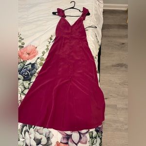 Midi Magenta Dress